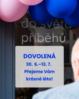☀️ Krásné prázdniny! 🏖️ Od 30. 6. do 13. 7. máme zavřeno, ale už od 16. 7. se na vás opět těšíme! 🕑 Úterý a středa od...